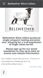 Mobile Screenshot of bellwetherwinecellars.com